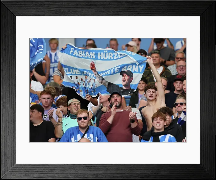Framed Print : Brighton and Hove Albion v Manchester City Premier League 31AUG25 Framed Print : Brighton and Hove Albion v Manchester City Premier League 31AUG25
