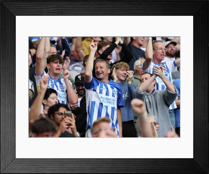 Framed Print : Brighton and Hove Albion v Manchester City Premier League 31AUG25 Framed Print : Brighton and Hove Albion v Manchester City Premier League 31AUG25