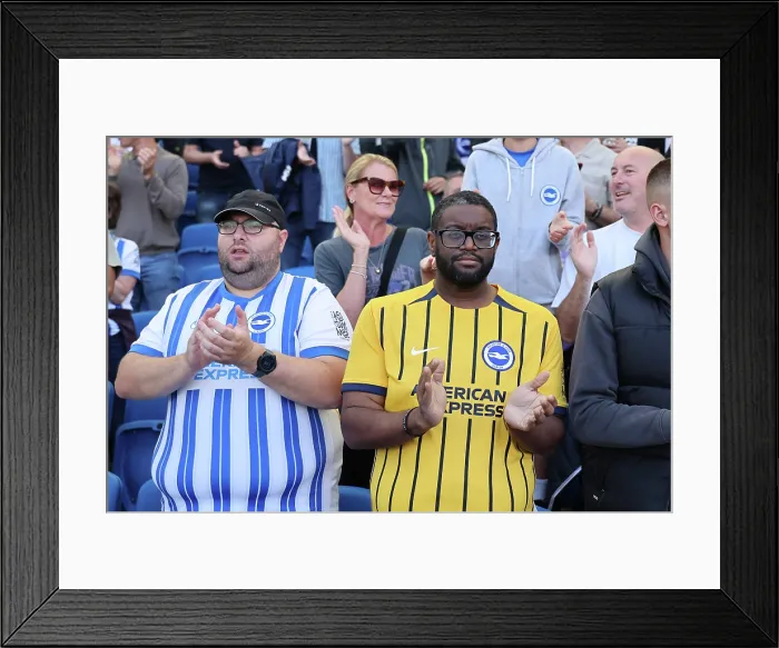 Framed Print : Brighton and Hove Albion v Manchester City Premier League 31AUG25 Framed Print : Brighton and Hove Albion v Manchester City Premier League 31AUG25