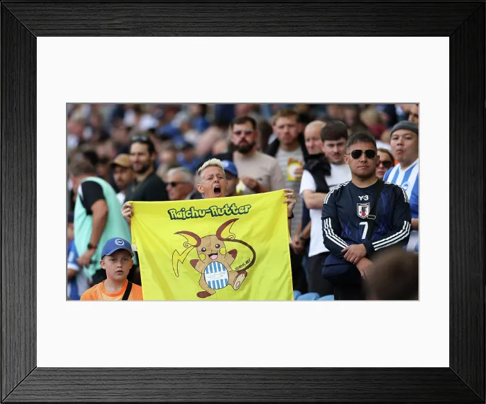 Framed Print : Brighton and Hove Albion v Manchester City Premier League 31AUG25 Framed Print : Brighton and Hove Albion v Manchester City Premier League 31AUG25