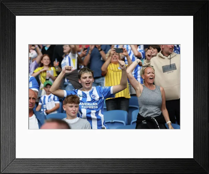 Framed Print : Brighton and Hove Albion v Manchester City Premier League 31AUG25 Framed Print : Brighton and Hove Albion v Manchester City Premier League 31AUG25