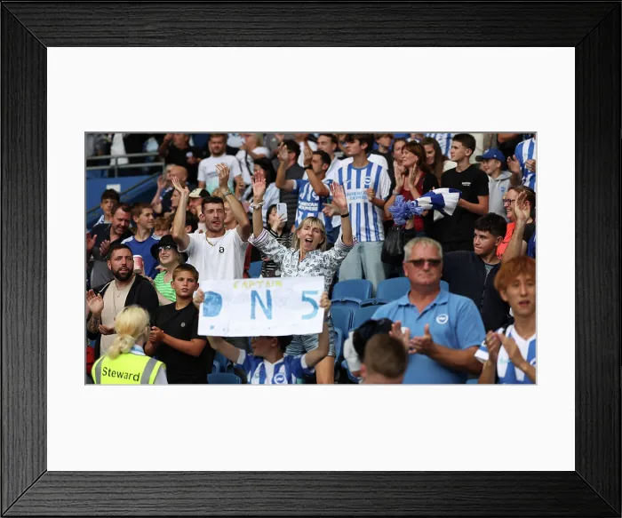 Framed Print : Brighton and Hove Albion v Manchester City Premier League 31AUG25 Framed Print : Brighton and Hove Albion v Manchester City Premier League 31AUG25