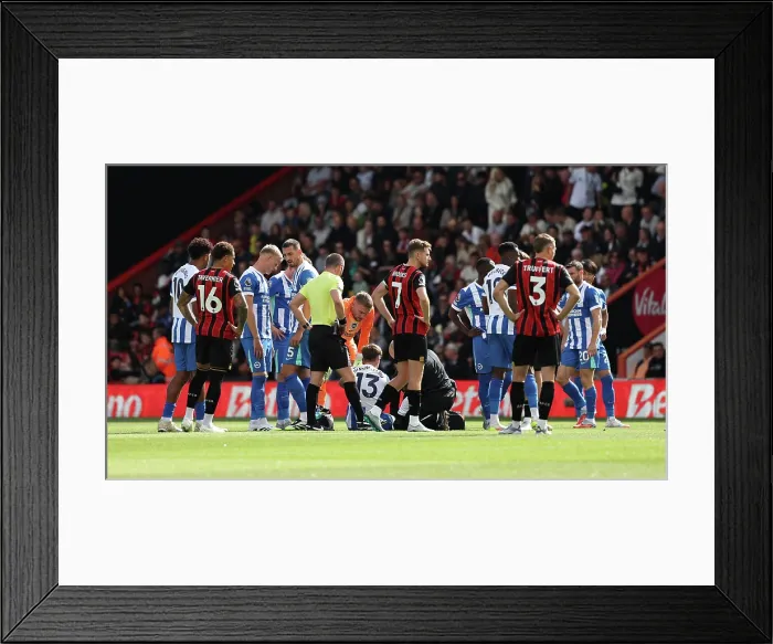 Framed Print : AFC Bournemouth v Brighton and Hove Albion Premier League 13SEP25