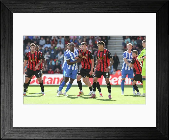 Framed Print : AFC Bournemouth v Brighton and Hove Albion Premier League 13SEP25 Framed Print : AFC Bournemouth v Brighton and Hove Albion Premier League 13SEP25