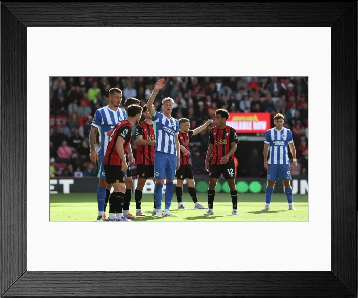 Framed Print : AFC Bournemouth v Brighton and Hove Albion Premier League 13SEP25