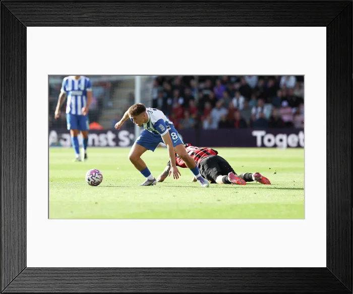 Framed Print : AFC Bournemouth v Brighton and Hove Albion Premier League 13SEP25