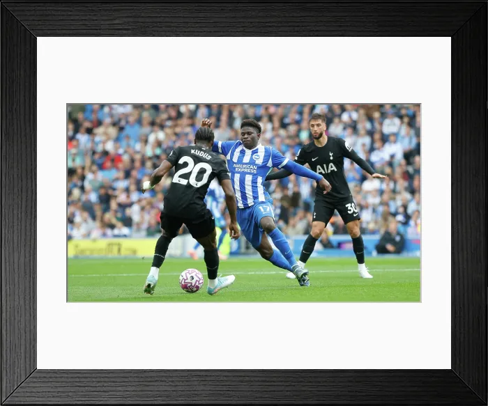 Framed Print : Brighton and Hove Albion v Tottenham Hotspur Premier League 20SEP25 Framed Print : Brighton and Hove Albion v Tottenham Hotspur Premier League 20SEP25