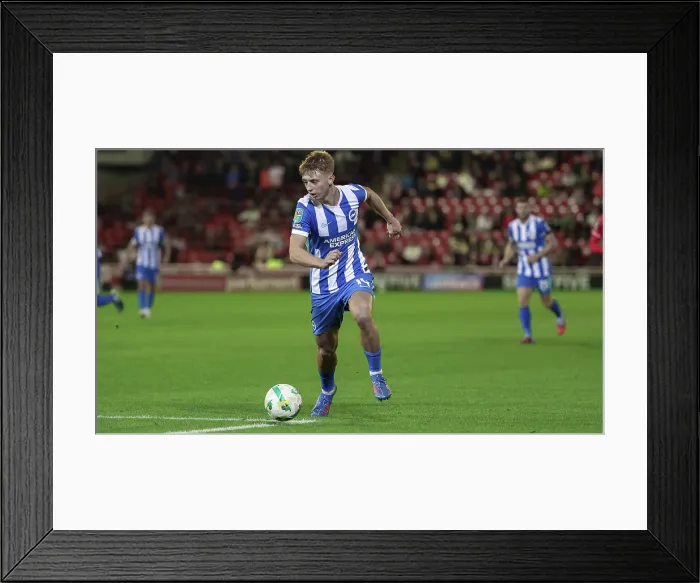 Framed Print : Barnsley v Brighton and Hove Albion Carabao Cup 23SEP25
