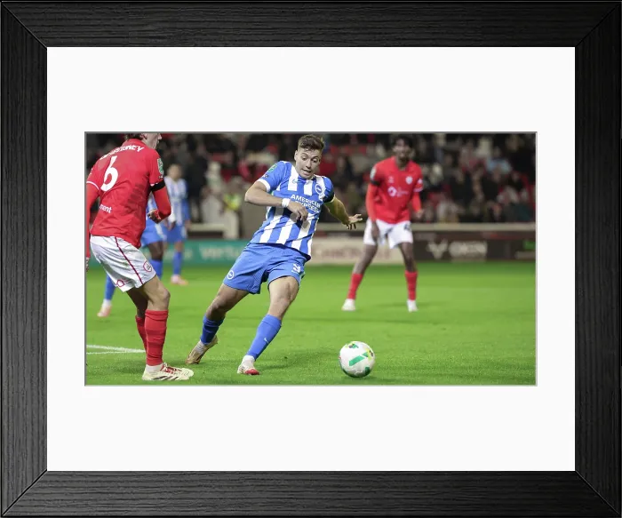 Framed Print : Barnsley v Brighton and Hove Albion Carabao Cup 23SEP25