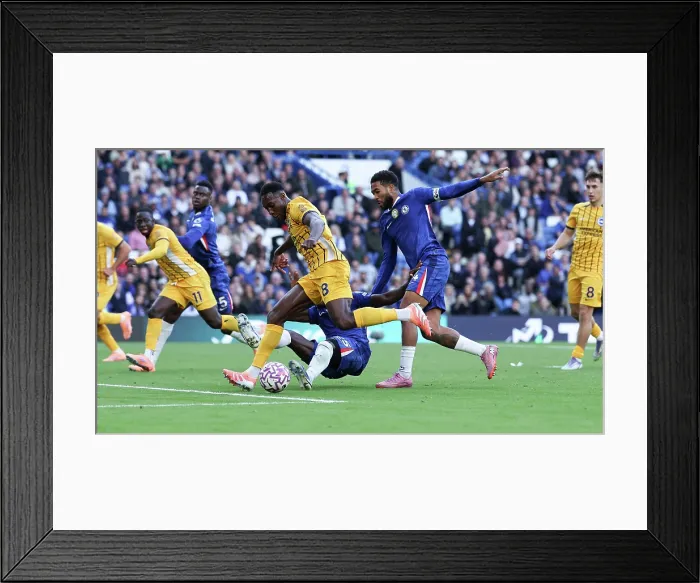 Framed Print : Chelsea v Brighton and Hove Albion Premier League 27SEP25 Framed Print : Chelsea v Brighton and Hove Albion Premier League 27SEP25