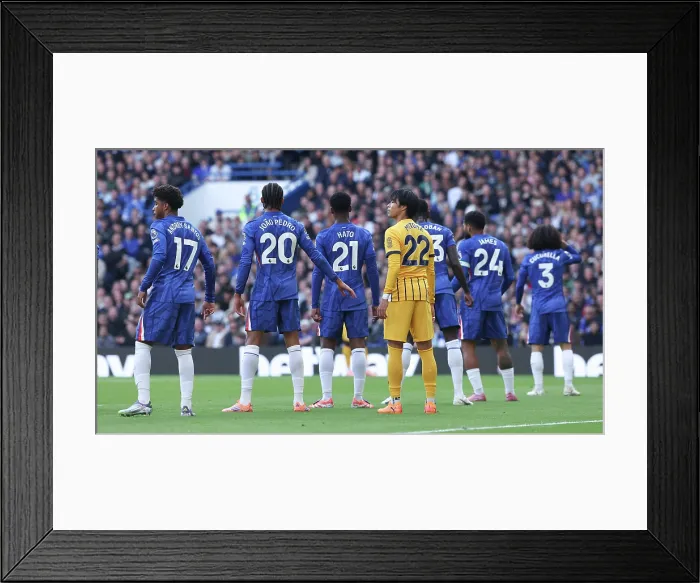 Framed Print : Chelsea v Brighton and Hove Albion Premier League 27SEP25 Framed Print : Chelsea v Brighton and Hove Albion Premier League 27SEP25
