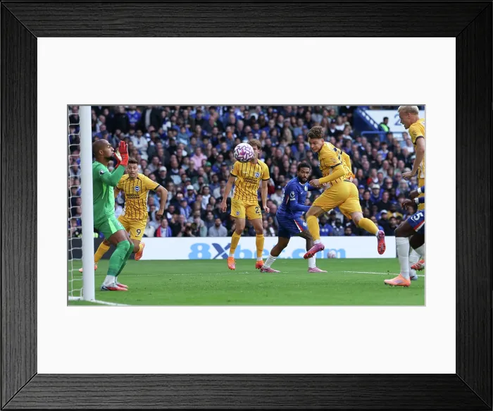 Framed Print : Chelsea v Brighton and Hove Albion Premier League 27SEP25 Framed Print : Chelsea v Brighton and Hove Albion Premier League 27SEP25
