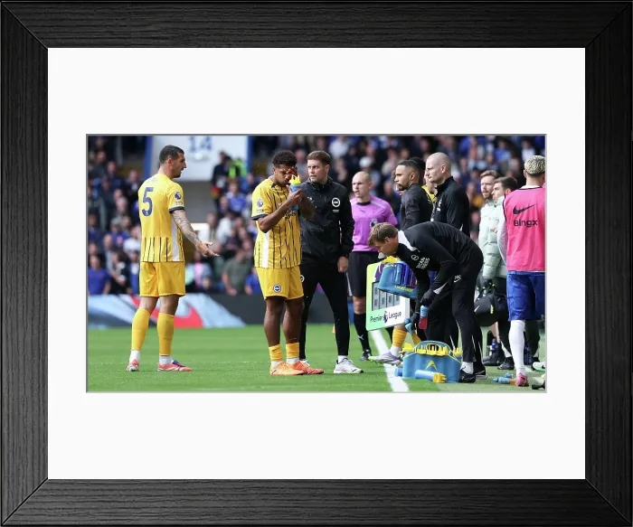Framed Print : Chelsea v Brighton and Hove Albion Premier League 27SEP25 Framed Print : Chelsea v Brighton and Hove Albion Premier League 27SEP25