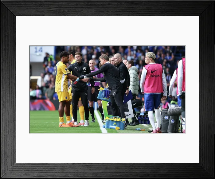 Framed Print : Chelsea v Brighton and Hove Albion Premier League 27SEP25 Framed Print : Chelsea v Brighton and Hove Albion Premier League 27SEP25