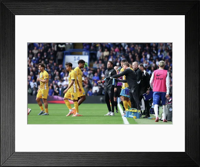 Framed Print : Chelsea v Brighton and Hove Albion Premier League 27SEP25 Framed Print : Chelsea v Brighton and Hove Albion Premier League 27SEP25