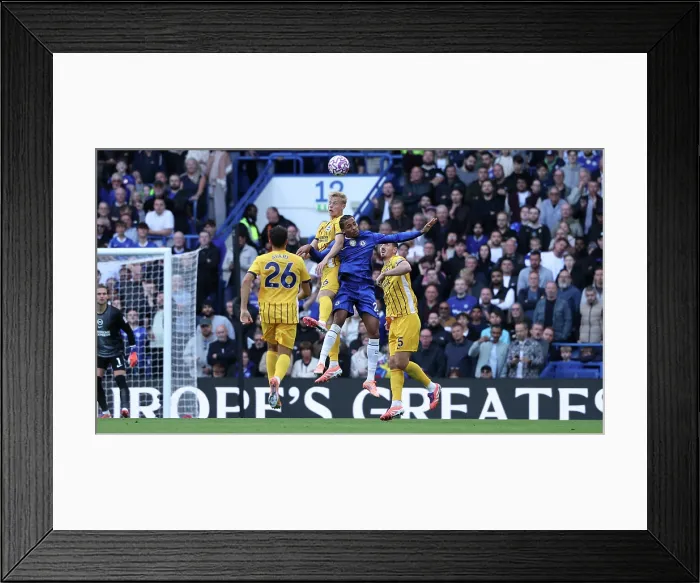 Framed Print : Chelsea v Brighton and Hove Albion Premier League 27SEP25 Framed Print : Chelsea v Brighton and Hove Albion Premier League 27SEP25