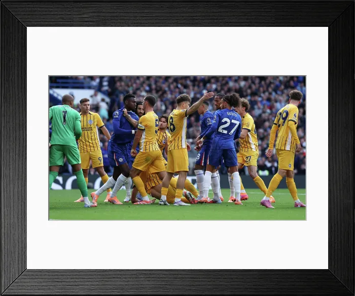 Framed Print : Chelsea v Brighton and Hove Albion Premier League 27SEP25