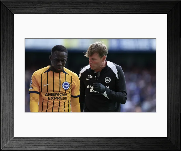 Framed Print : Chelsea v Brighton and Hove Albion Premier League 27SEP25