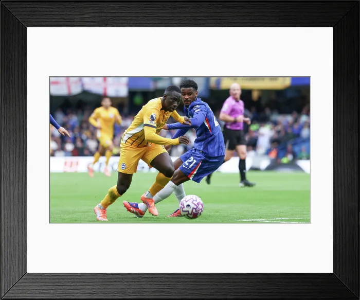Framed Print : Chelsea v Brighton and Hove Albion Premier League 27SEP25 Framed Print : Chelsea v Brighton and Hove Albion Premier League 27SEP25