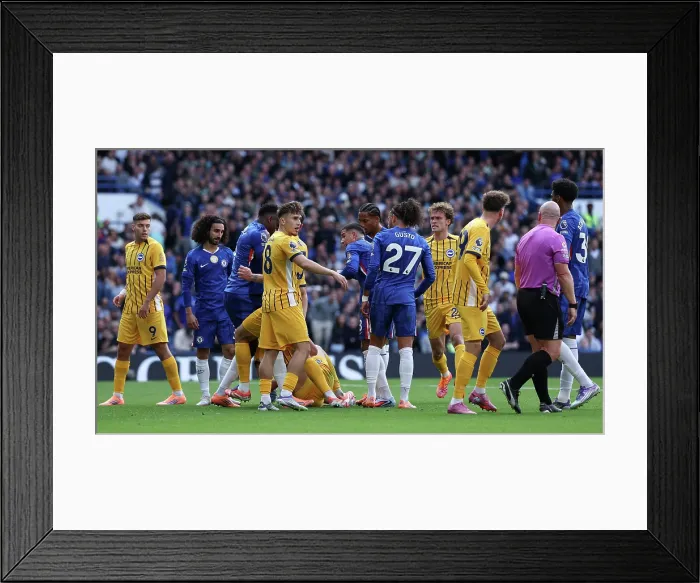 Framed Print : Chelsea v Brighton and Hove Albion Premier League 27SEP25