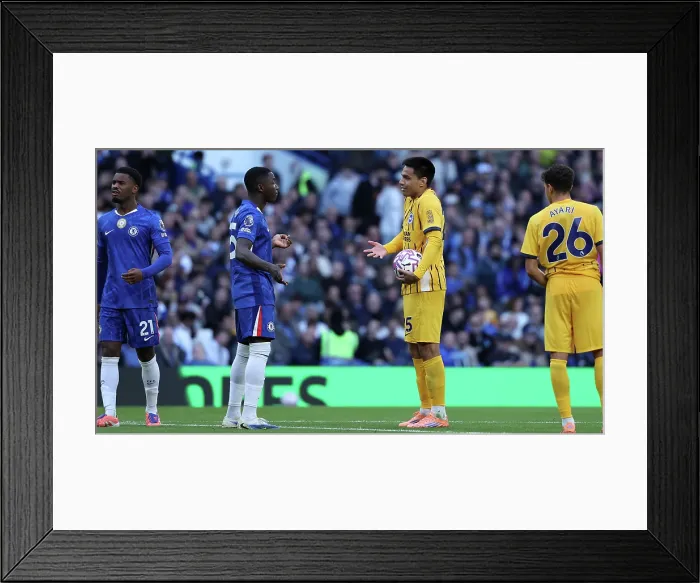 Framed Print : Chelsea v Brighton and Hove Albion Premier League 27SEP25 Framed Print : Chelsea v Brighton and Hove Albion Premier League 27SEP25