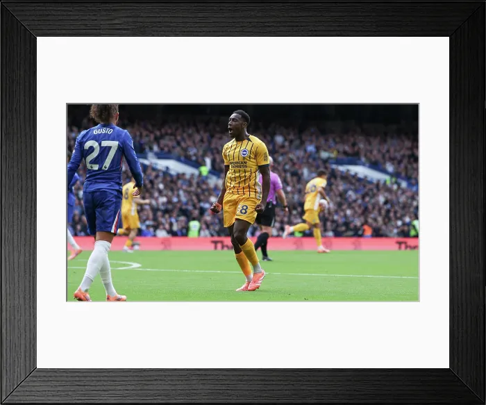 Framed Print : Chelsea v Brighton and Hove Albion Premier League 27SEP25 Framed Print : Chelsea v Brighton and Hove Albion Premier League 27SEP25