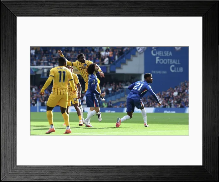 Framed Print : Chelsea v Brighton and Hove Albion Premier League 27SEP25 Framed Print : Chelsea v Brighton and Hove Albion Premier League 27SEP25
