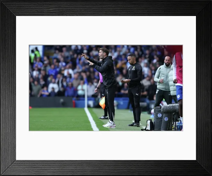 Framed Print : Chelsea v Brighton and Hove Albion Premier League 27SEP25 Framed Print : Chelsea v Brighton and Hove Albion Premier League 27SEP25