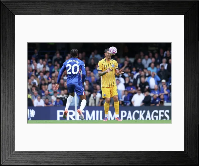 Framed Print : Chelsea v Brighton and Hove Albion Premier League 27SEP25 Framed Print : Chelsea v Brighton and Hove Albion Premier League 27SEP25