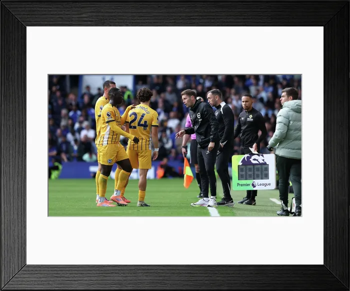 Framed Print : Chelsea v Brighton and Hove Albion Premier League 27SEP25 Framed Print : Chelsea v Brighton and Hove Albion Premier League 27SEP25