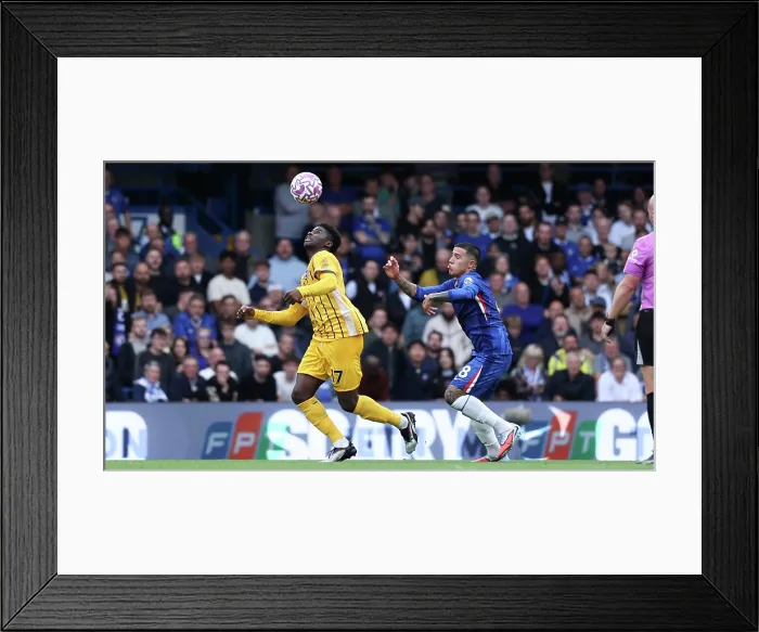 Framed Print : Chelsea v Brighton and Hove Albion Premier League 27SEP25 Framed Print : Chelsea v Brighton and Hove Albion Premier League 27SEP25