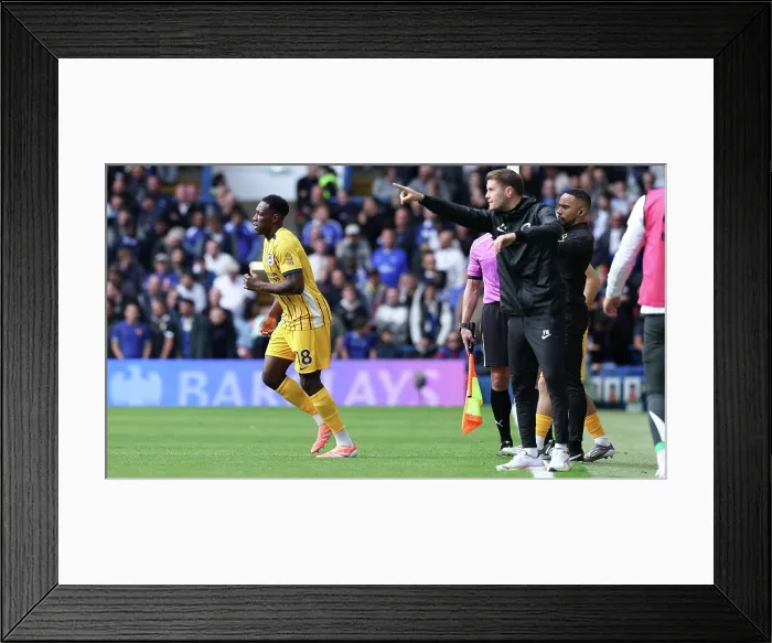 Framed Print : Chelsea v Brighton and Hove Albion Premier League 27SEP25