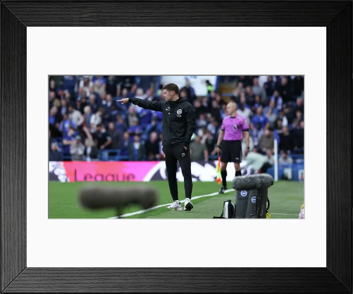 Framed Print : Chelsea v Brighton and Hove Albion Premier League 27SEP25 Framed Print : Chelsea v Brighton and Hove Albion Premier League 27SEP25