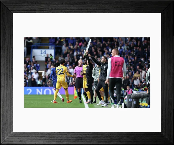 Framed Print : Chelsea v Brighton and Hove Albion Premier League 27SEP25 Framed Print : Chelsea v Brighton and Hove Albion Premier League 27SEP25