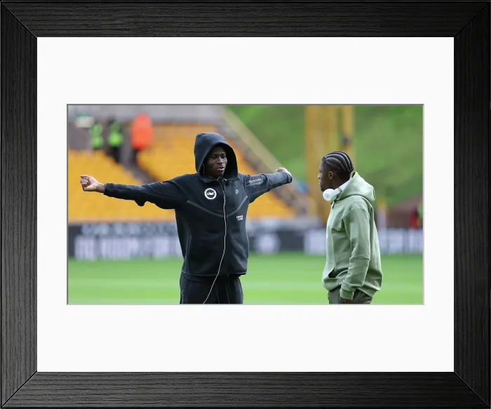 Framed Print : Wolverhampton Wanderers v Brighton and Hove Albion Premier League 05OCT25 Framed Print : Wolverhampton Wanderers v Brighton and Hove Albion Premier League 05OCT25
