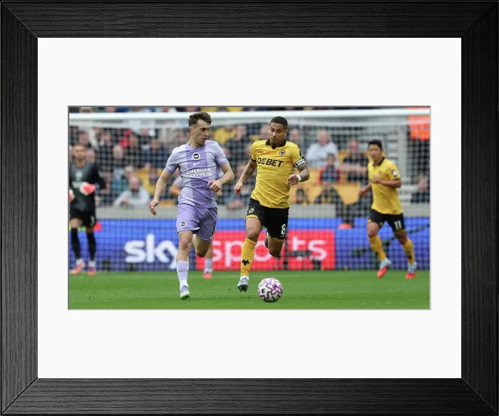 Framed Print : Wolverhampton Wanderers v Brighton and Hove Albion Premier League 05OCT25 Framed Print : Wolverhampton Wanderers v Brighton and Hove Albion Premier League 05OCT25