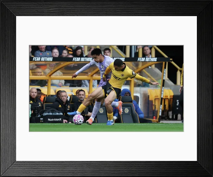Framed Print : Wolverhampton Wanderers v Brighton and Hove Albion Premier League 05OCT25 Framed Print : Wolverhampton Wanderers v Brighton and Hove Albion Premier League 05OCT25