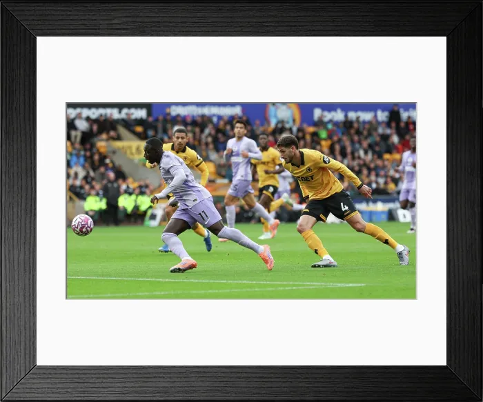Framed Print : Wolverhampton Wanderers v Brighton and Hove Albion Premier League 05OCT25 Framed Print : Wolverhampton Wanderers v Brighton and Hove Albion Premier League 05OCT25