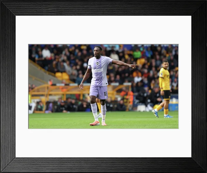 Framed Print : Wolverhampton Wanderers v Brighton and Hove Albion Premier League 05OCT25 Framed Print : Wolverhampton Wanderers v Brighton and Hove Albion Premier League 05OCT25