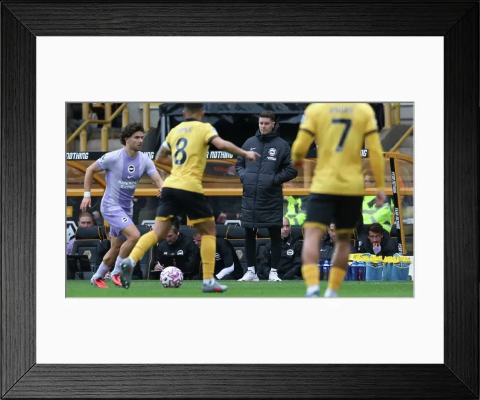 Framed Print : Wolverhampton Wanderers v Brighton and Hove Albion Premier League 05OCT25 Framed Print : Wolverhampton Wanderers v Brighton and Hove Albion Premier League 05OCT25