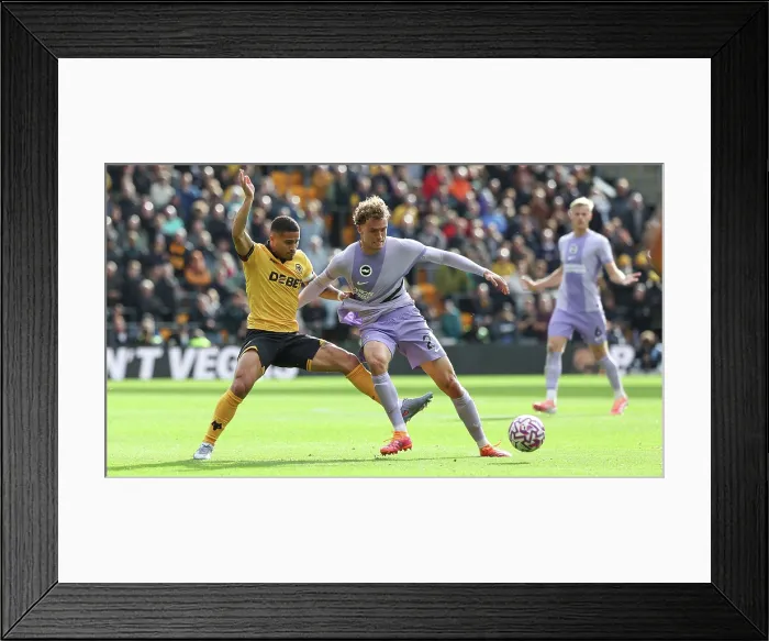 Framed Print : Wolverhampton Wanderers v Brighton and Hove Albion Premier League 05OCT25 Framed Print : Wolverhampton Wanderers v Brighton and Hove Albion Premier League 05OCT25