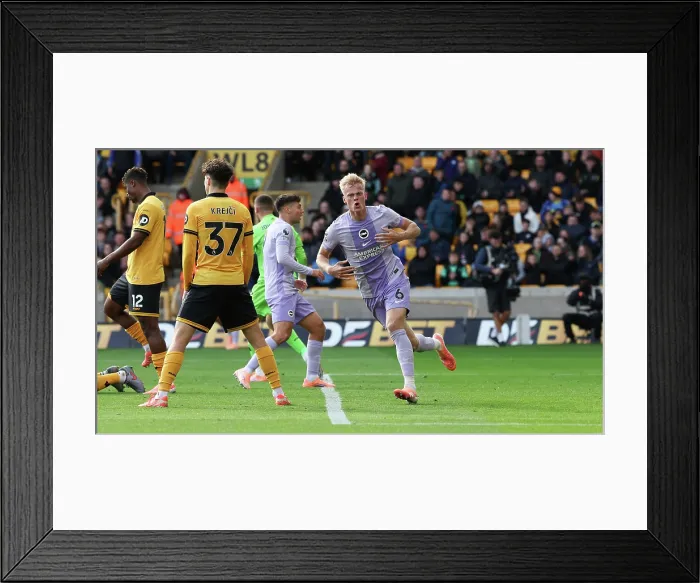 Framed Print : Wolverhampton Wanderers v Brighton and Hove Albion Premier League 05OCT25 Framed Print : Wolverhampton Wanderers v Brighton and Hove Albion Premier League 05OCT25