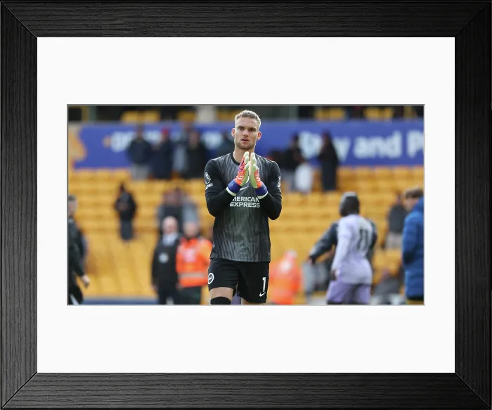 Framed Print : Wolverhampton Wanderers v Brighton and Hove Albion Premier League 05OCT25 Framed Print : Wolverhampton Wanderers v Brighton and Hove Albion Premier League 05OCT25