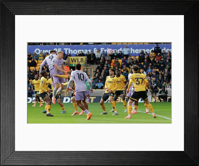 Framed Print : Wolverhampton Wanderers v Brighton and Hove Albion Premier League 05OCT25 Framed Print : Wolverhampton Wanderers v Brighton and Hove Albion Premier League 05OCT25