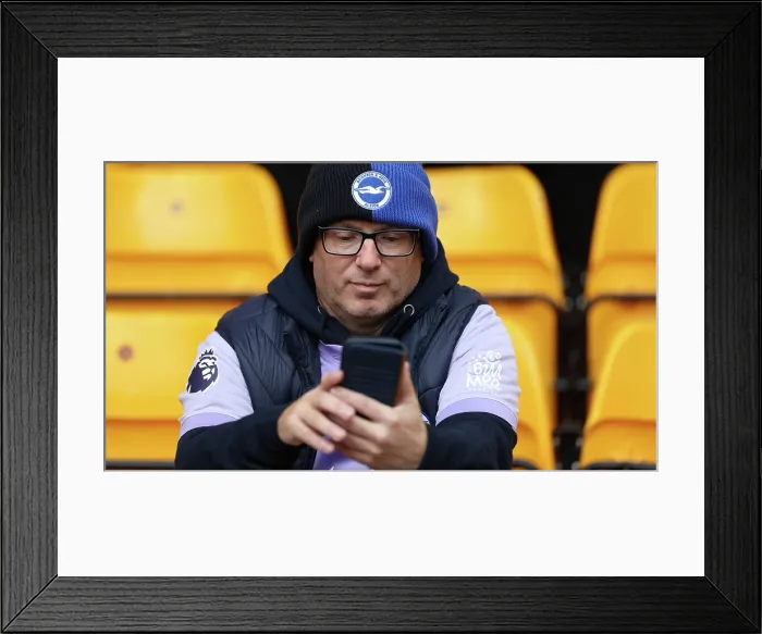 Framed Print : Wolverhampton Wanderers v Brighton and Hove Albion Premier League 05OCT25 Framed Print : Wolverhampton Wanderers v Brighton and Hove Albion Premier League 05OCT25