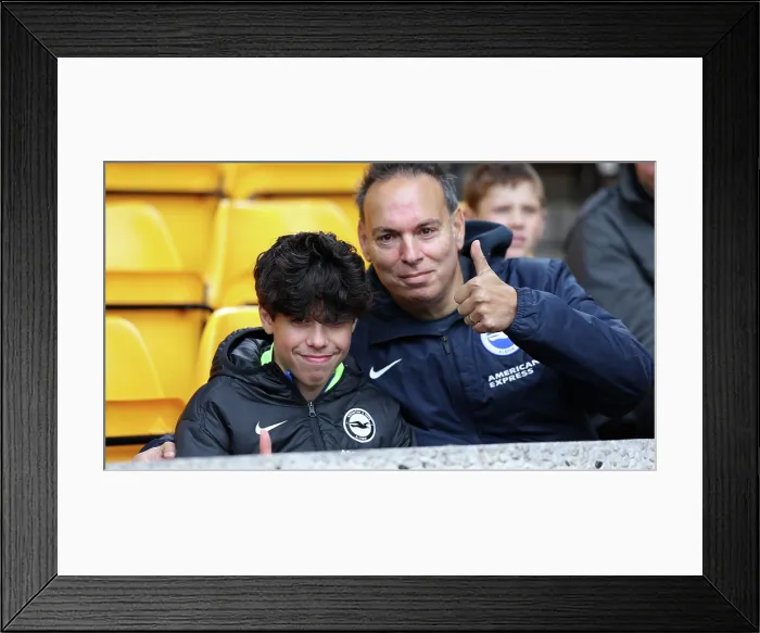Framed Print : Wolverhampton Wanderers v Brighton and Hove Albion Premier League 05OCT25 Framed Print : Wolverhampton Wanderers v Brighton and Hove Albion Premier League 05OCT25