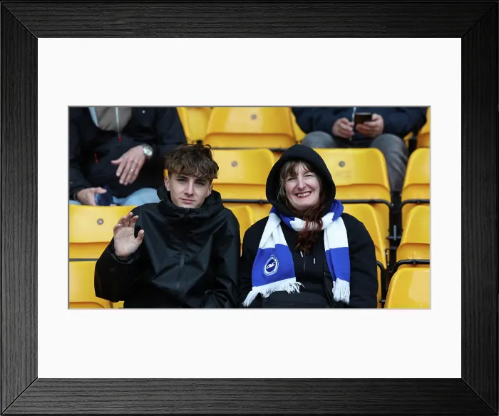 Framed Print : Wolverhampton Wanderers v Brighton and Hove Albion Premier League 05OCT25 Framed Print : Wolverhampton Wanderers v Brighton and Hove Albion Premier League 05OCT25
