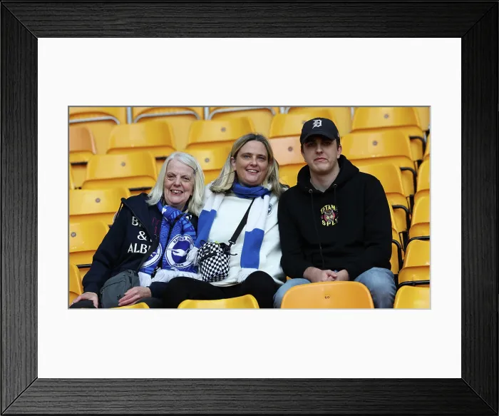 Framed Print : Wolverhampton Wanderers v Brighton and Hove Albion Premier League 05OCT25 Framed Print : Wolverhampton Wanderers v Brighton and Hove Albion Premier League 05OCT25