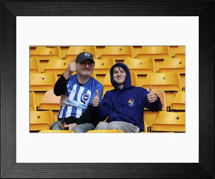 Framed Print : Wolverhampton Wanderers v Brighton and Hove Albion Premier League 05OCT25 Framed Print : Wolverhampton Wanderers v Brighton and Hove Albion Premier League 05OCT25
