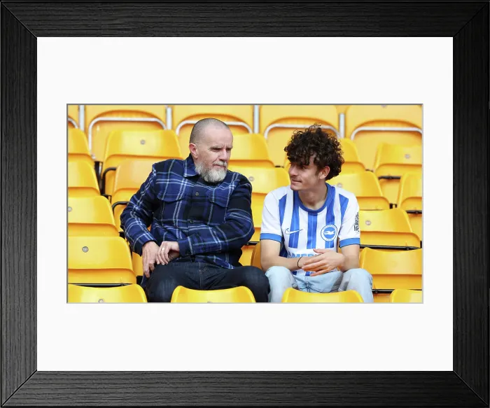 Framed Print : Wolverhampton Wanderers v Brighton and Hove Albion Premier League 05OCT25 Framed Print : Wolverhampton Wanderers v Brighton and Hove Albion Premier League 05OCT25